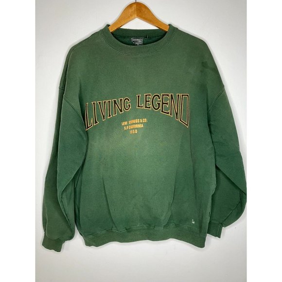 Levi's Other - Vintage 90's Levi's Living Legend Men's Large Green Crewneck Sweatshirt
